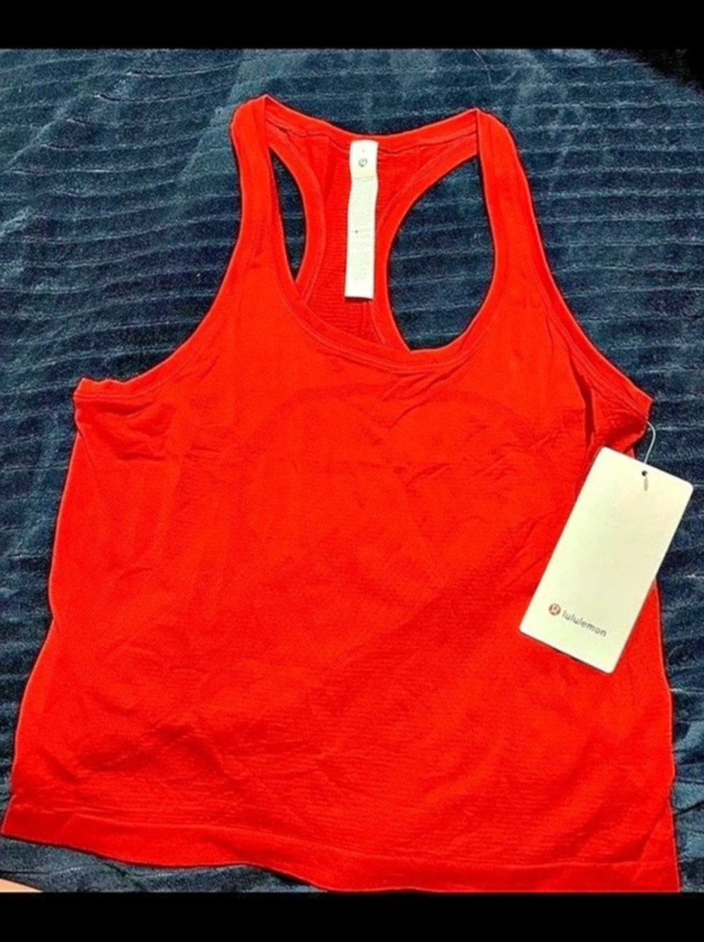 lululemon Swiftly Tech Short Sleeve Racerback Tank in Red Size 8 NWT